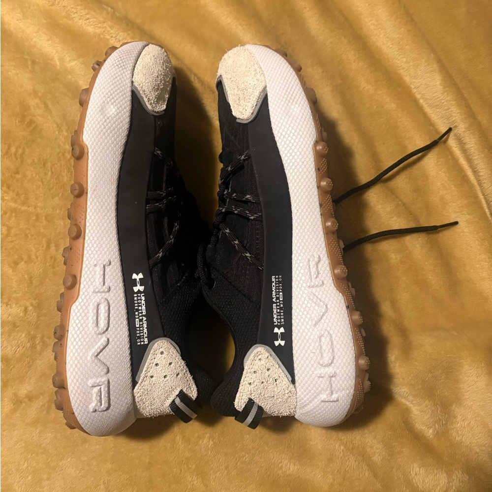 Under Armour HOVR Black and White Athletic Shoes